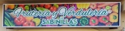 FRUTERIA Y VERDULERIA SABINILLAS